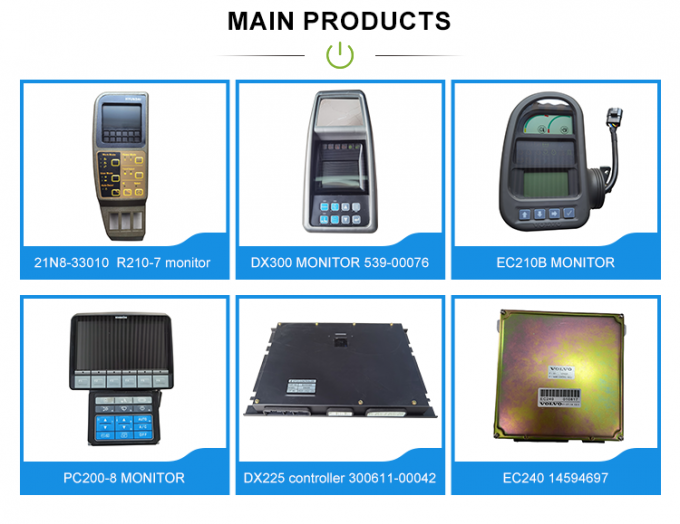 굴착기 모니터 display panel dimensional specifications