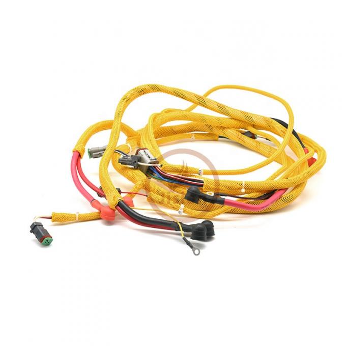 굴착기 엔진 Wiring Harness close-up view