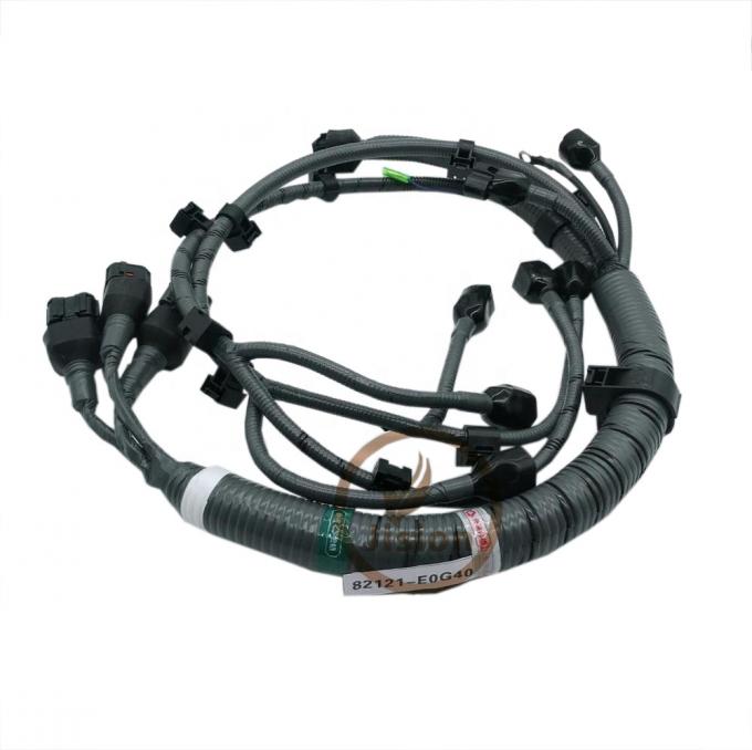 굴착기 엔진 Wiring Harness close-up view