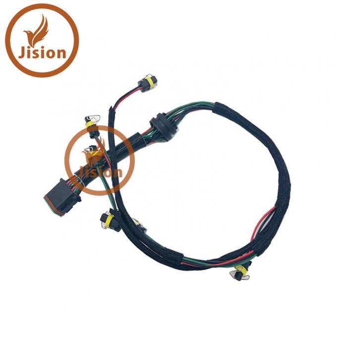 Close-up view of 燃料噴射装置 wiring harness components
