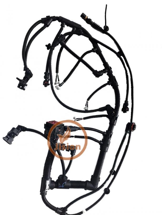 굴착기 엔진 Wiring Harness close-up view