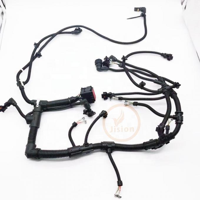 굴착기 엔진 Wiring Harness detailed view