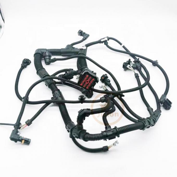 굴착기 엔진 Wiring Harness installation view